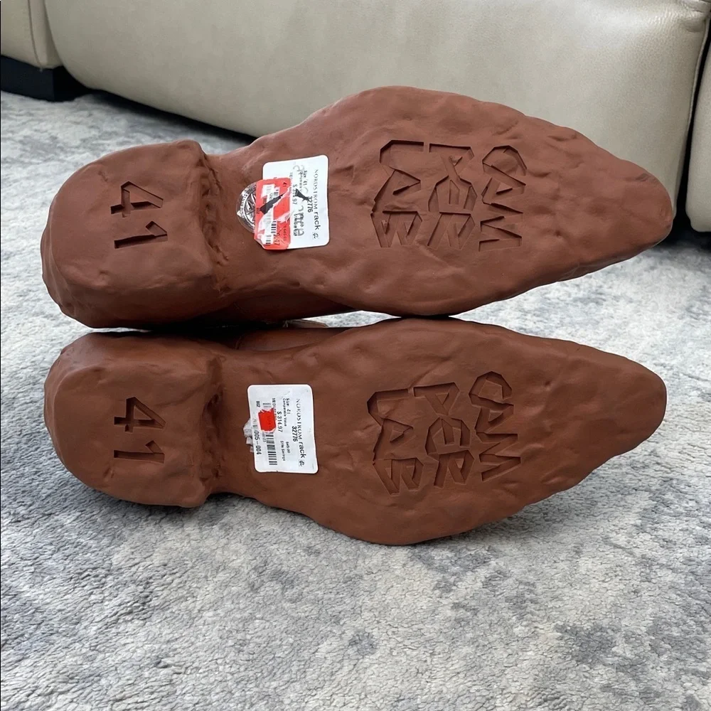 New Camperlab Venga Brown Leather Boots Funky Unique Unisex Sz 41